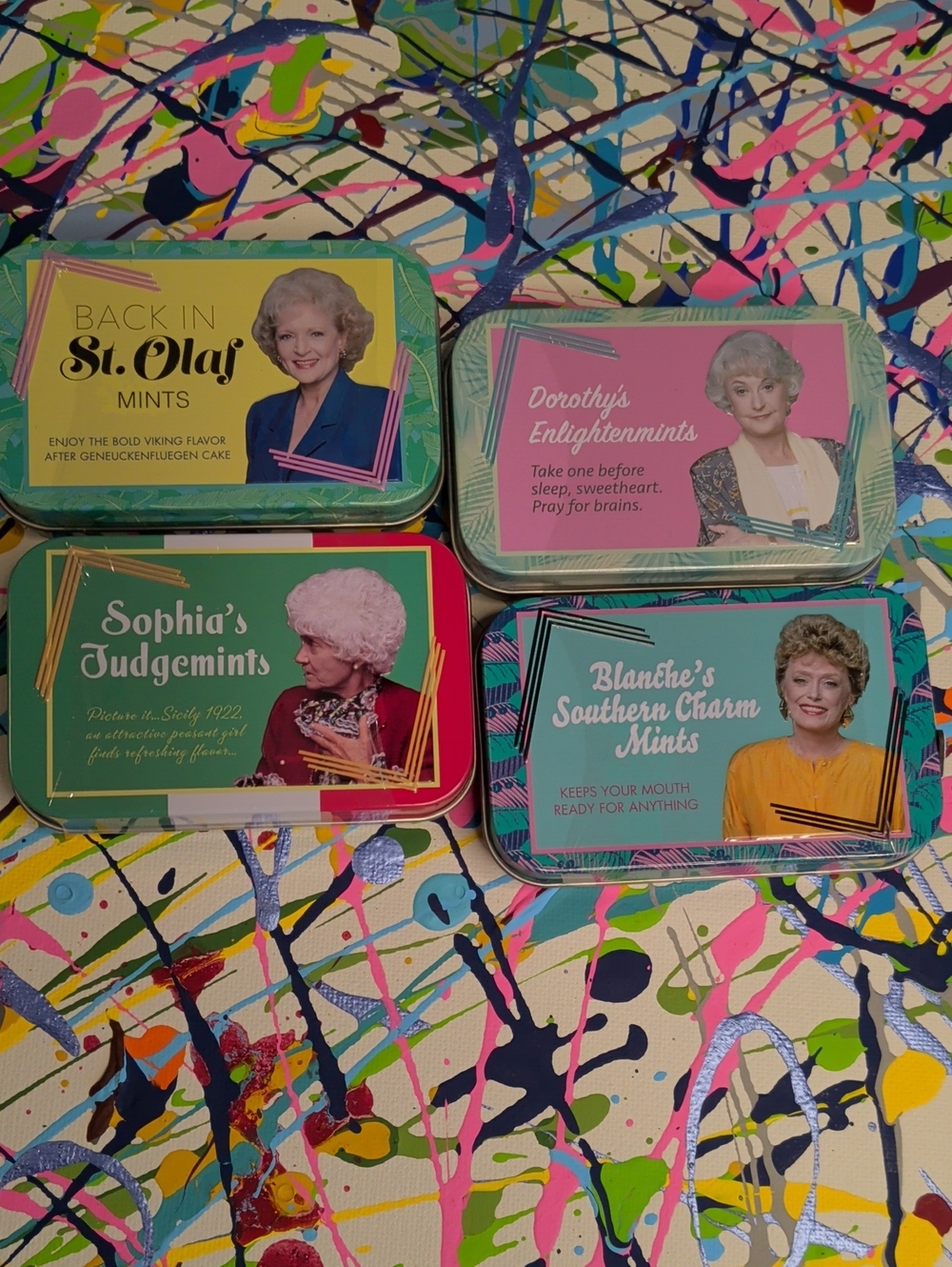 Golden Girls Character Mint Tin Set - Multicolor